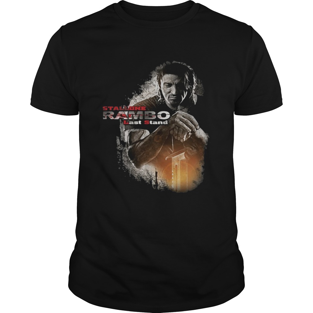 Stallone Rambo last stand shirt