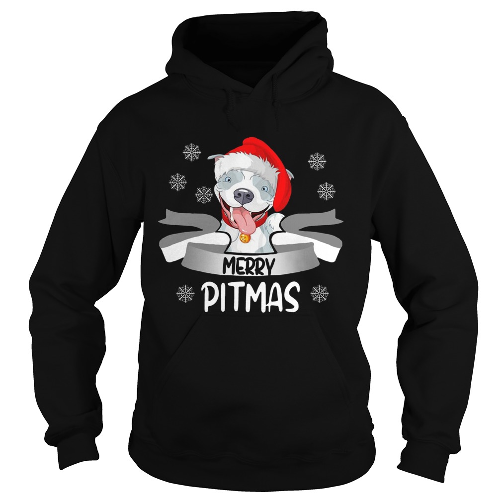 Merry Pitmas Christmas Pitbull shirt