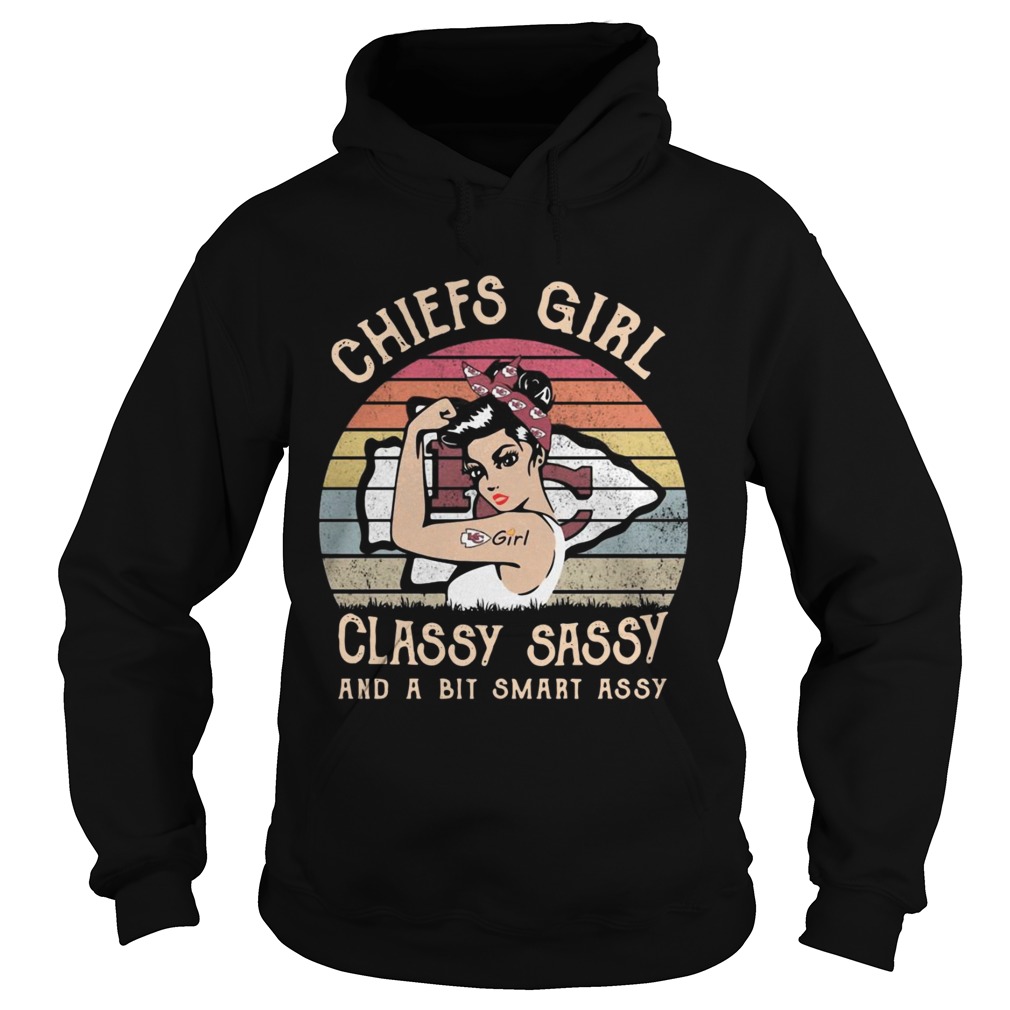 Kansas City Chiefs Girl Classy Sassy And A Bit Smart Assy Sunset Shirt