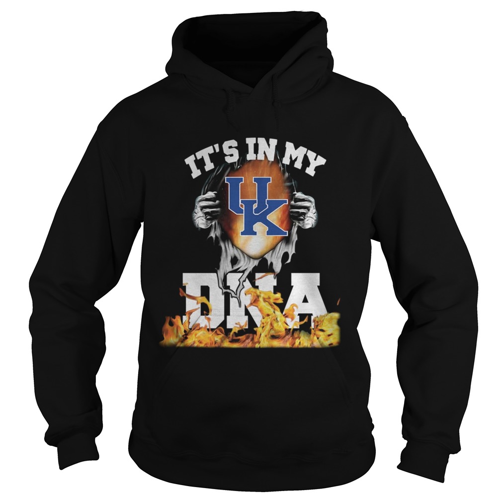 It’s In My UK Kentucky Wildcats logo football DNA Fire shirt