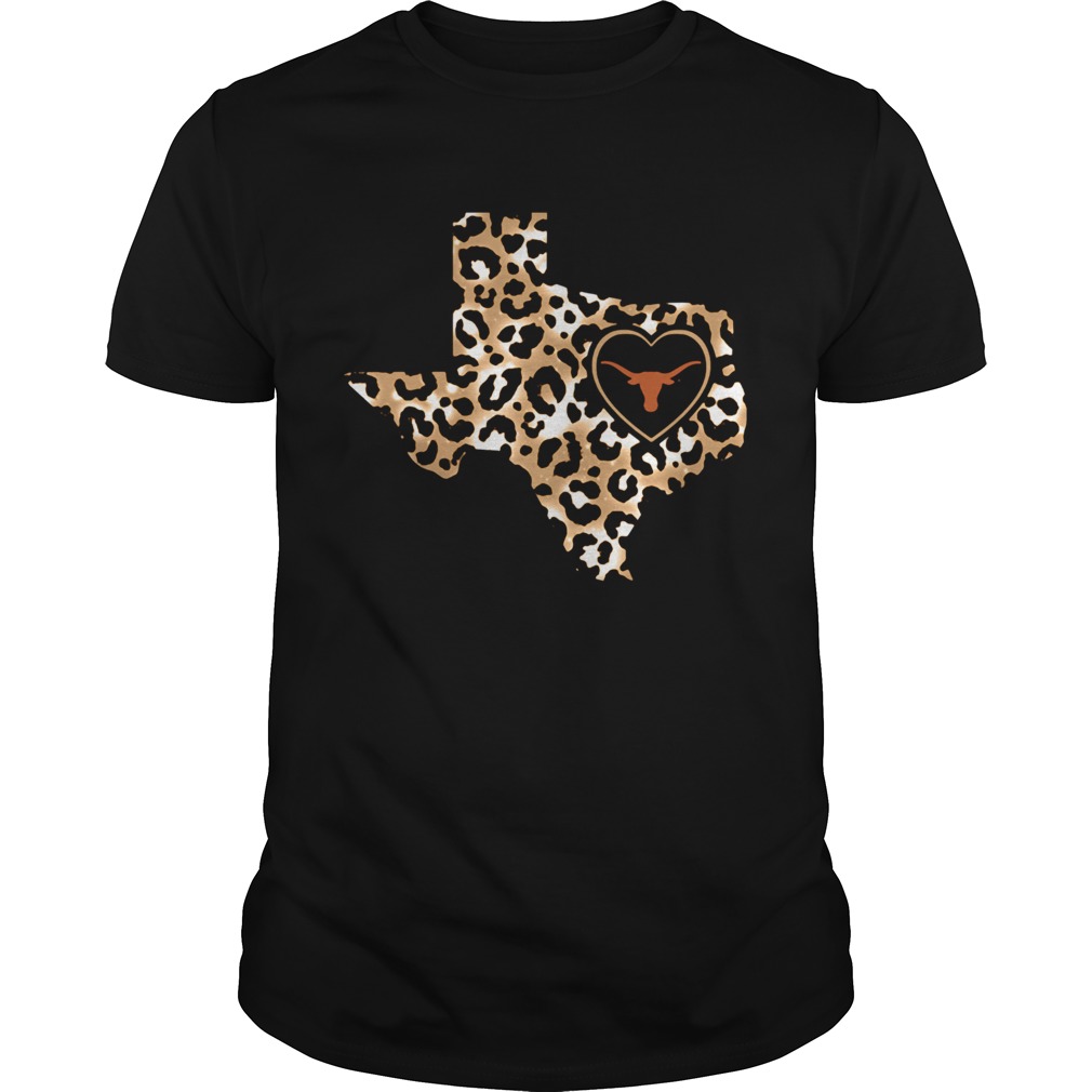 Texas Longhorns leopard layer shirt