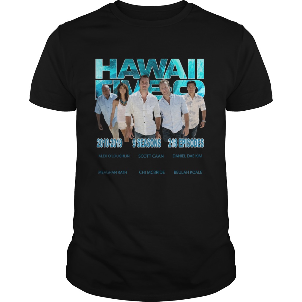 Hawaii Five-o 2010 2019 9 seasons 218 episodes shirt