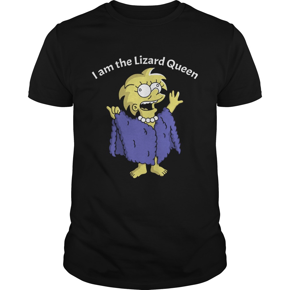 Lisa Simpson I Am The Lizard Queen Shirt