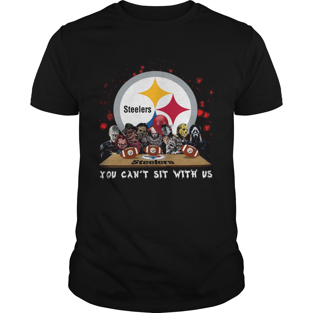 Pittsburgh Steelers Horror team you cant sit with us shirt