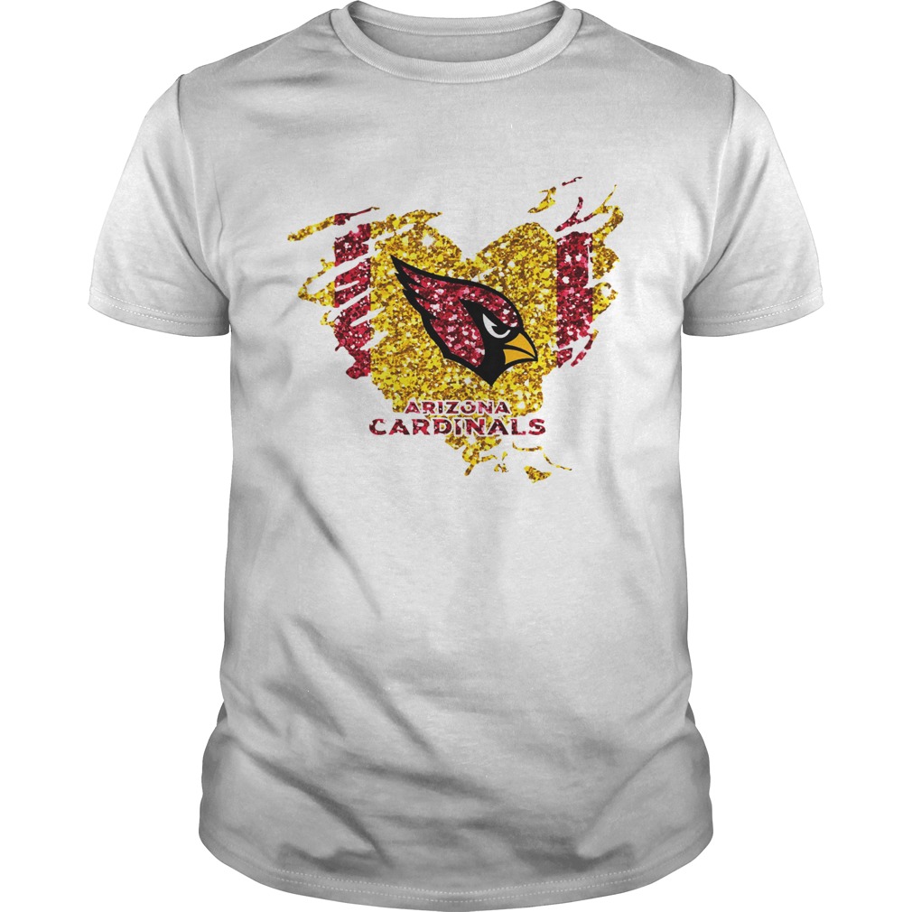 Heart Diamond Arizona Cardinals Shirt