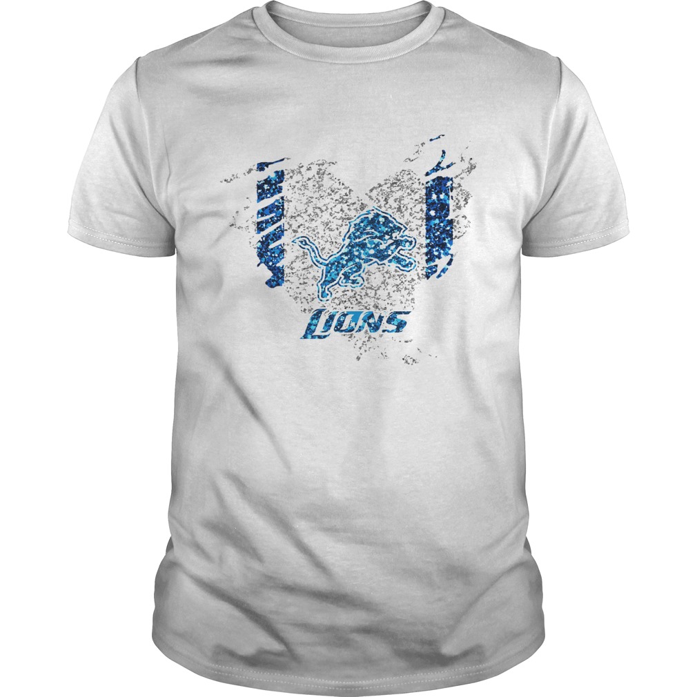 Heart Diamond Detroit Lions Shirt