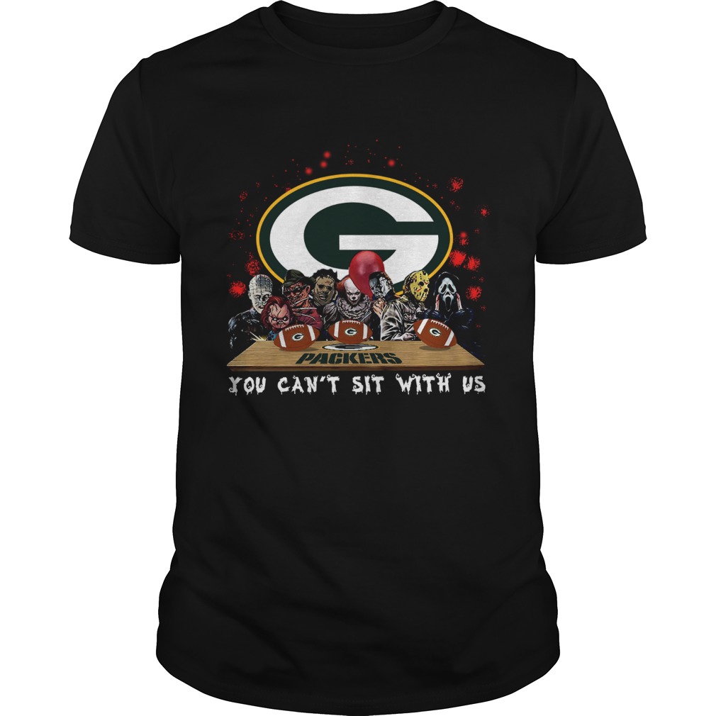 Green Bay Packers Horror team you cant sit with us shirt