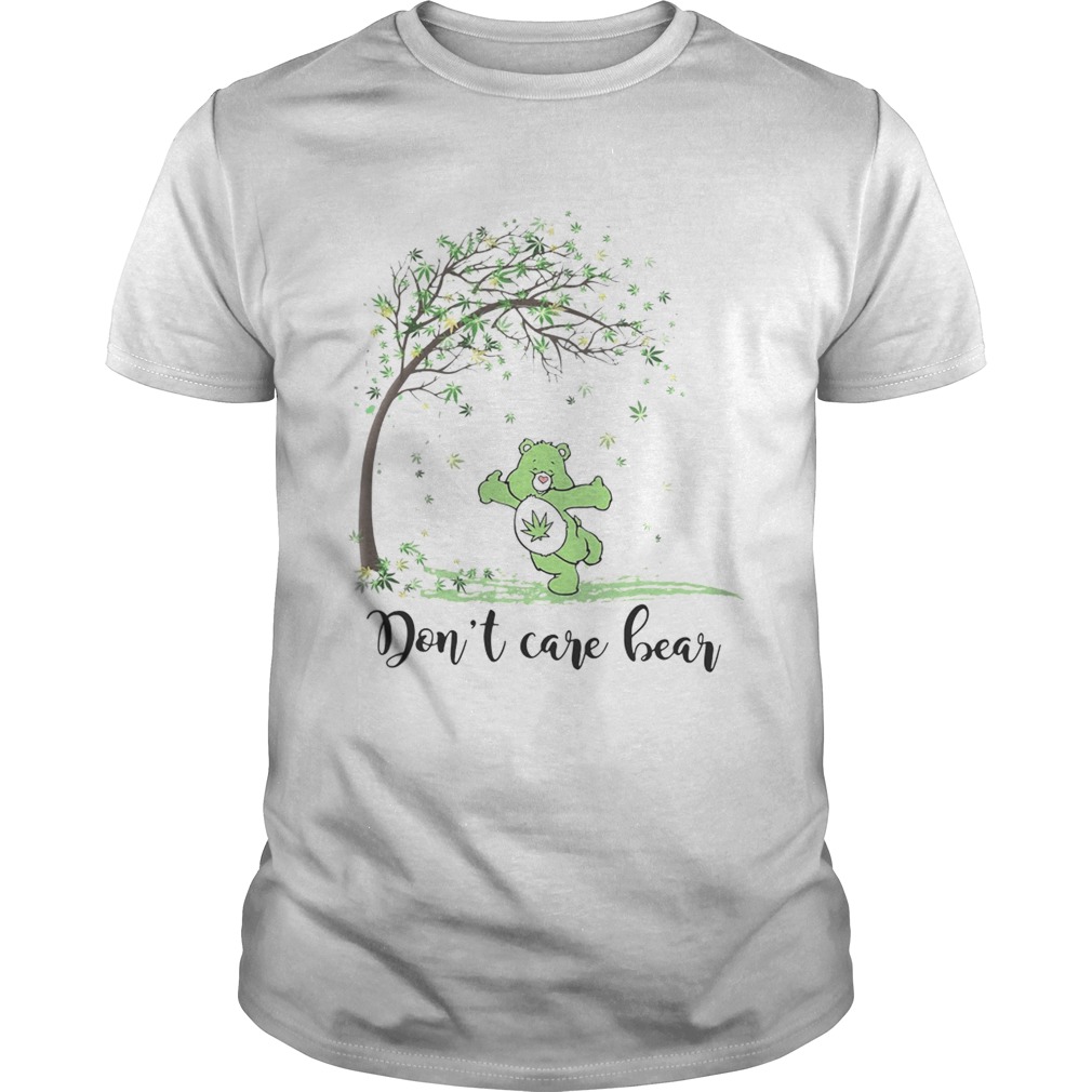 Autumn weed tree don’t care bear shirt