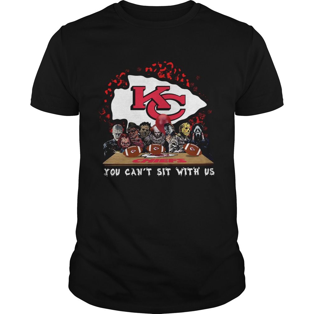 Kansas City Chiefs Horror team you cant sit with us shirt