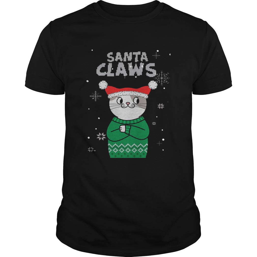 Santa Claws Cat Ugly Christmas shirt