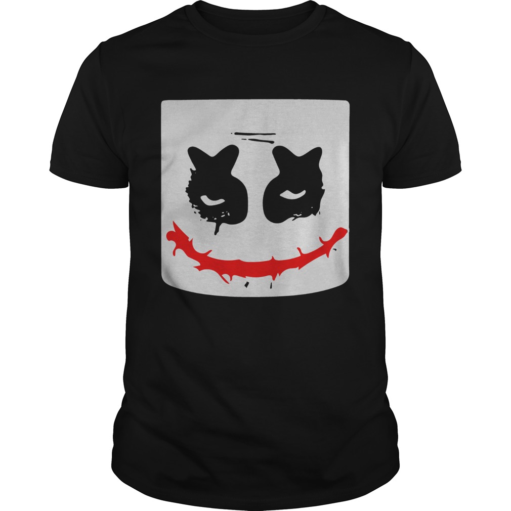 Funny Scary Joker Face Halloween Costume Shirt