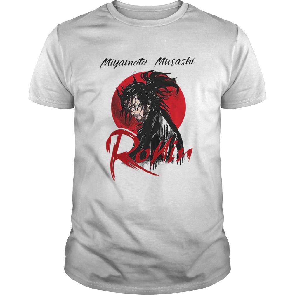 Red moon Miyamoto Musashi Ronin shirt