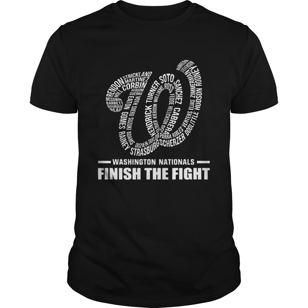 Washington Nationals finish the fight shirt