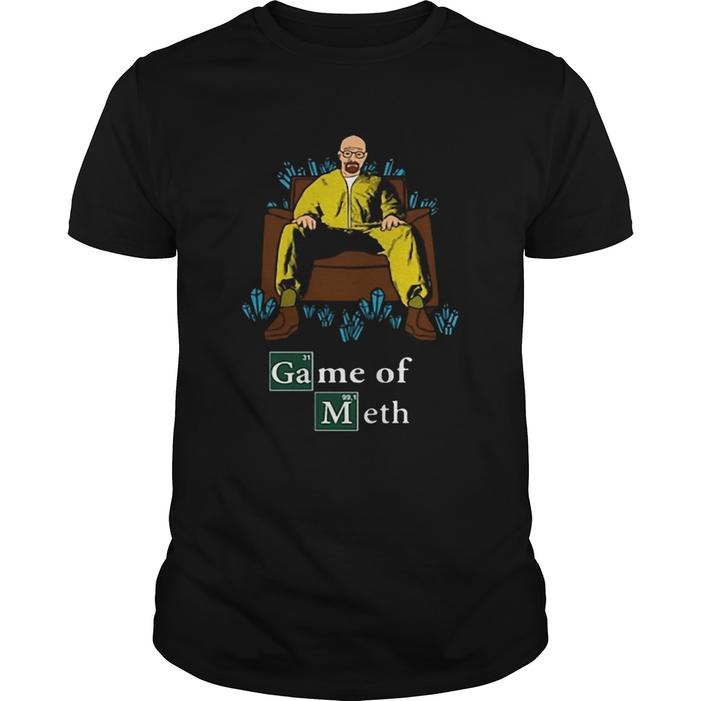 Walter White Game Of Meth Crystal Throne shirt