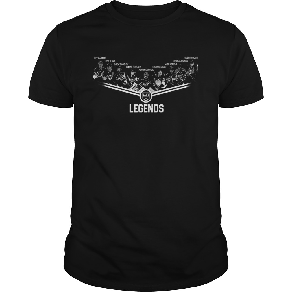 Los Angeles Kings Legends team signature shirt