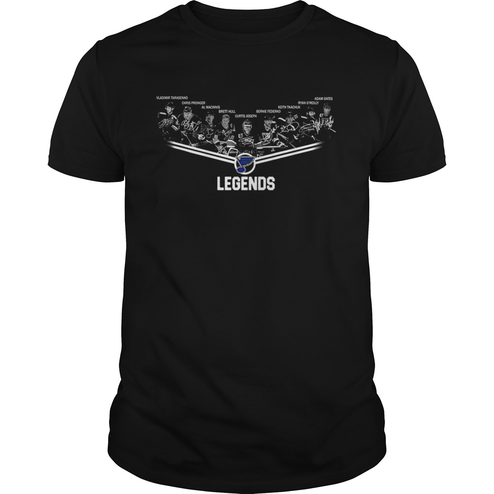 St. Louis Blues Legends team signature shirt