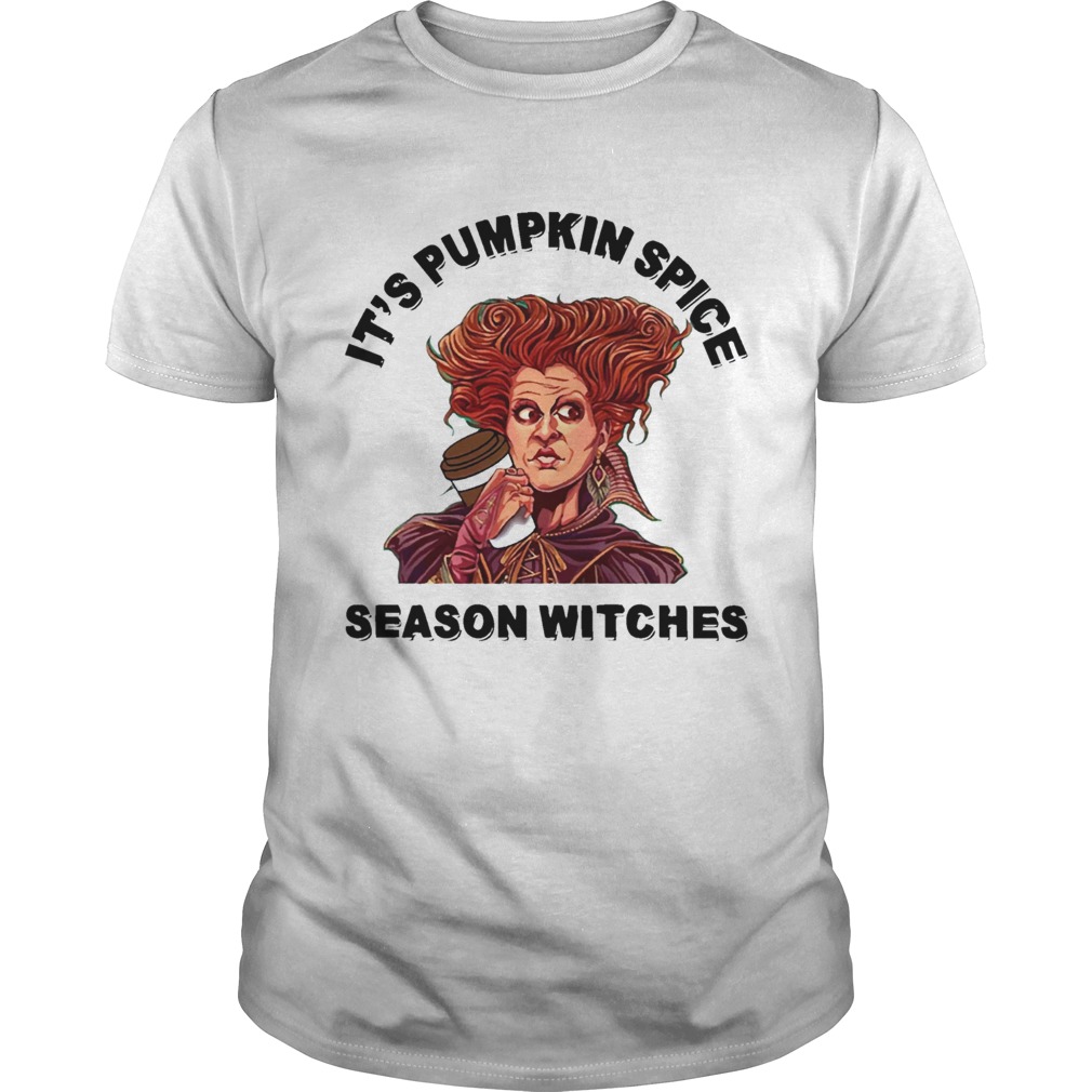 Hocus Pocus Winifred Sanderson Its Pumpkin Spice Season Witches shirt