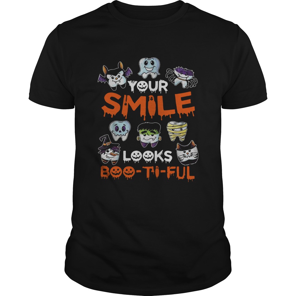 Your smile looks boo-ti-ful Halloween shirt