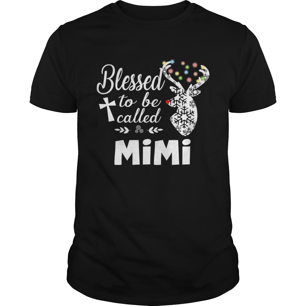 Merry Christmas Blessed To Be Called Mimi TShirt