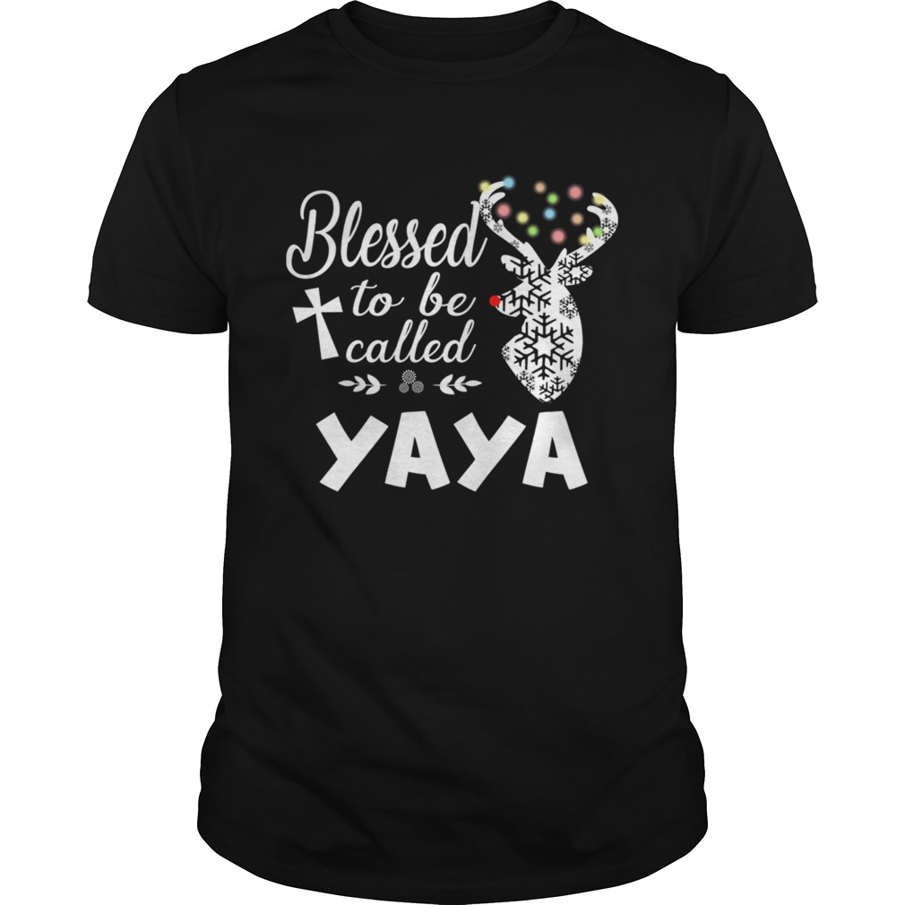 Merry Christmas Blessed To Be Called Yaya TShirt