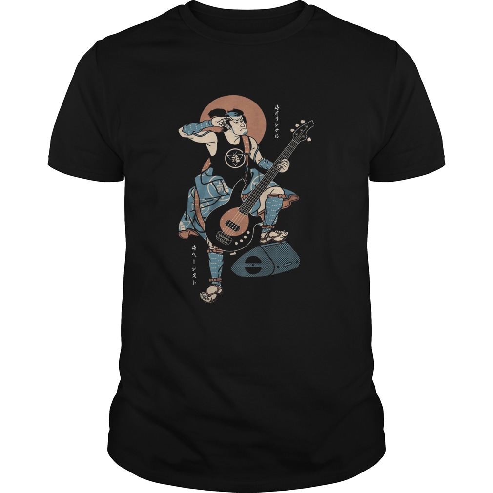 Samurai Bass guitar shirt