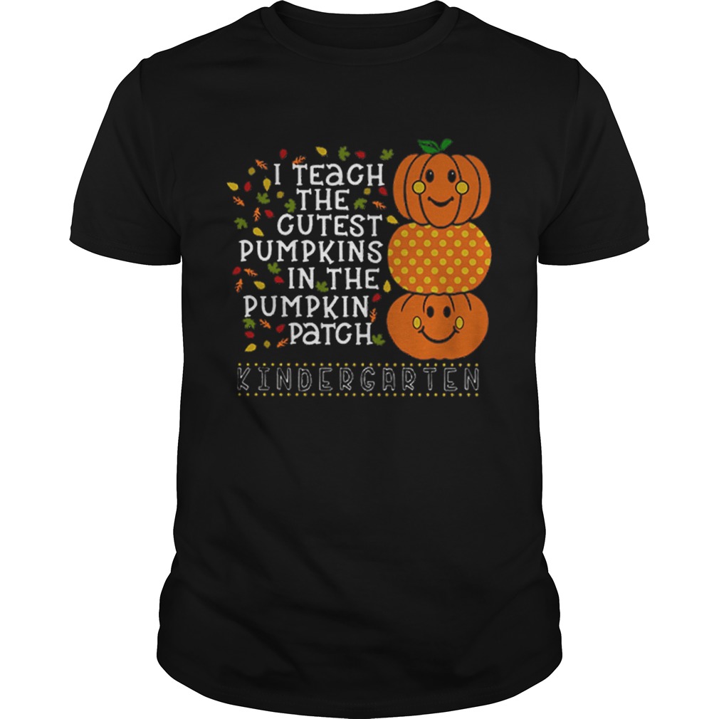 I teach the cutest pumpkins in the pumpkin patch kindergarten shirt