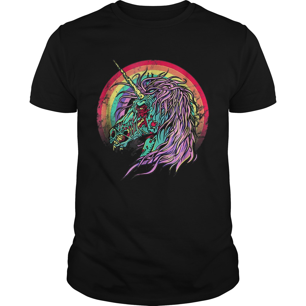 Nice Zombie Unicorn Unicorn Halloween shirt