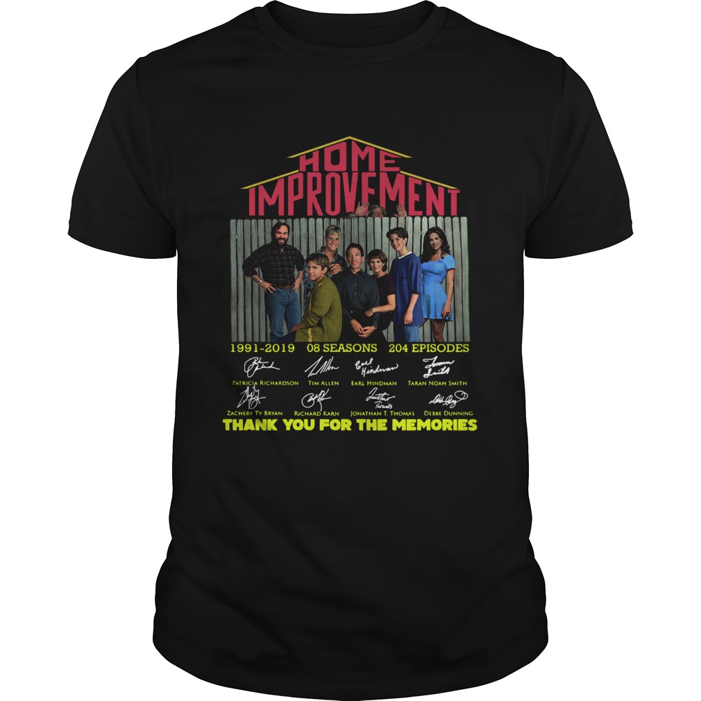 Home Improvement thank you for the memories shirt