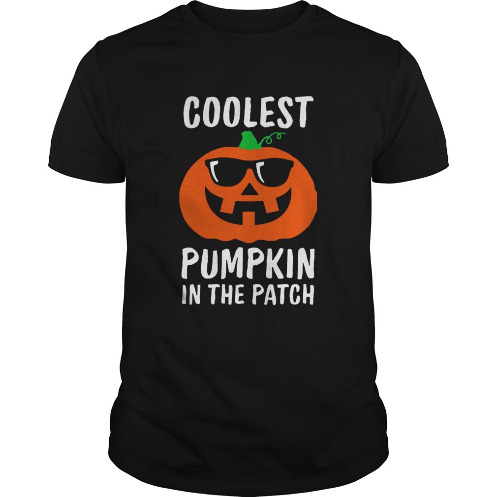 Coolest Pumpkin in the Patch, Halloween Costume Boys Girls T-Shirt