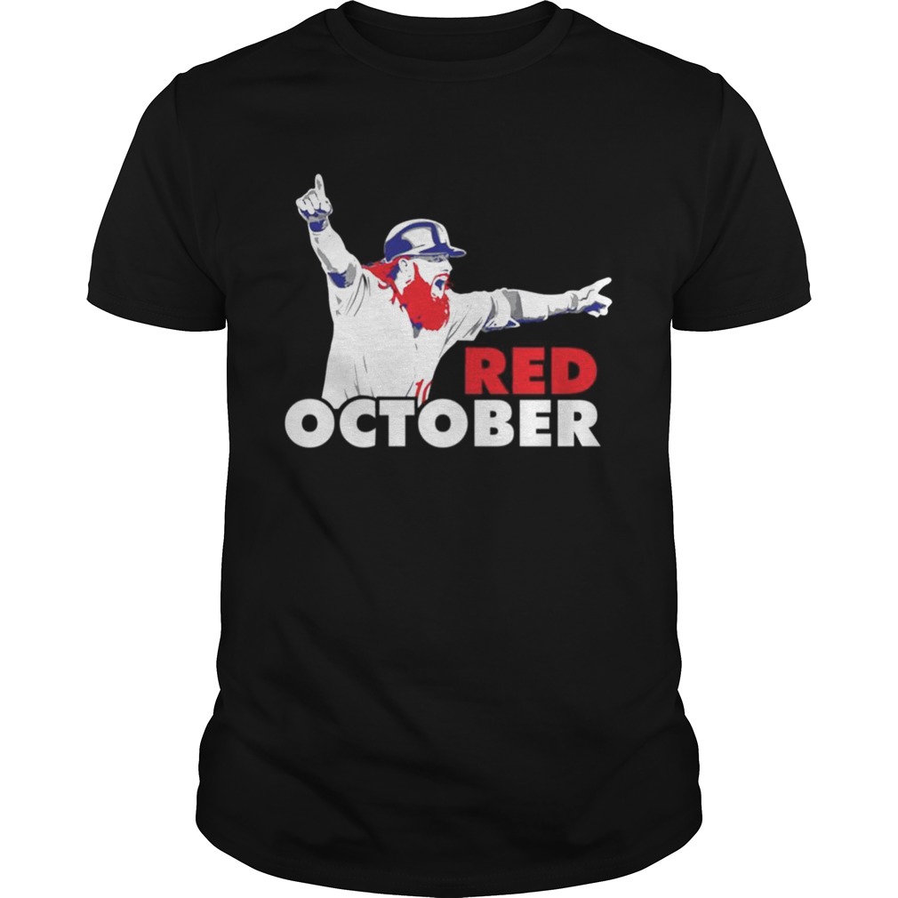 Red October Justin Turner shirt