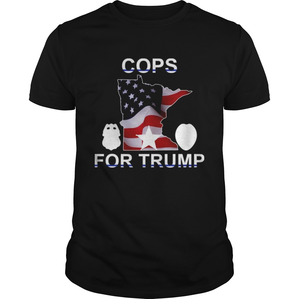 Cops for Trump America Flag shirt