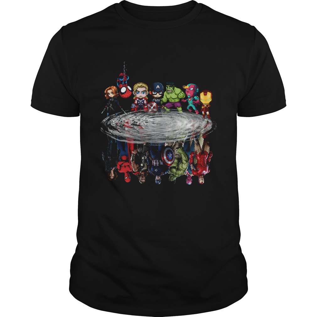 Avengers Chibi water reflection shirt