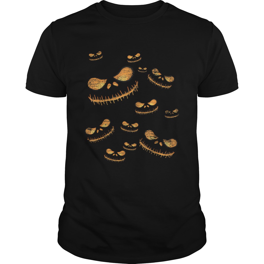 Awesome Spooky Halloween Costume Pumpkin Faces shirt