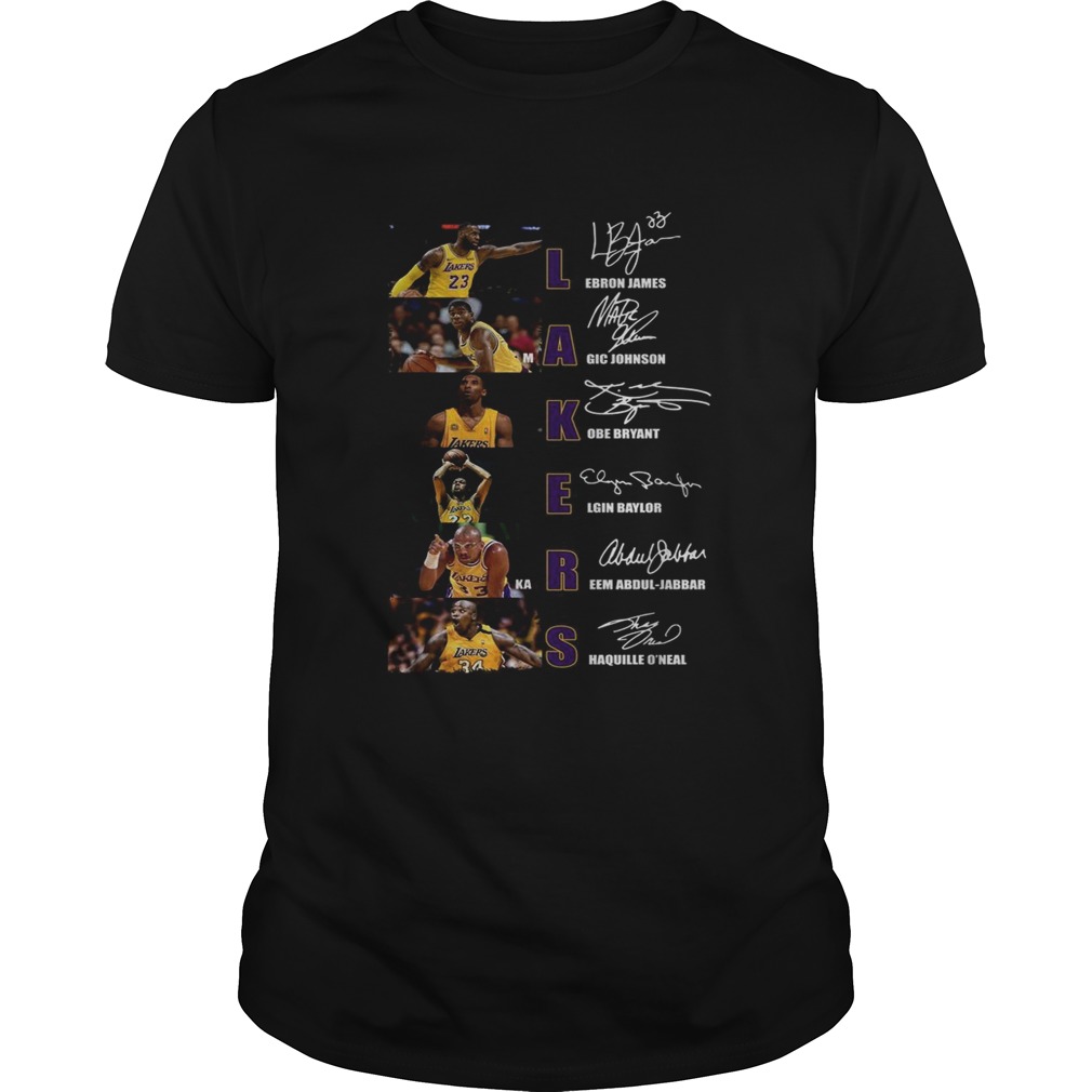 Los Angeles Lakers signature shirt