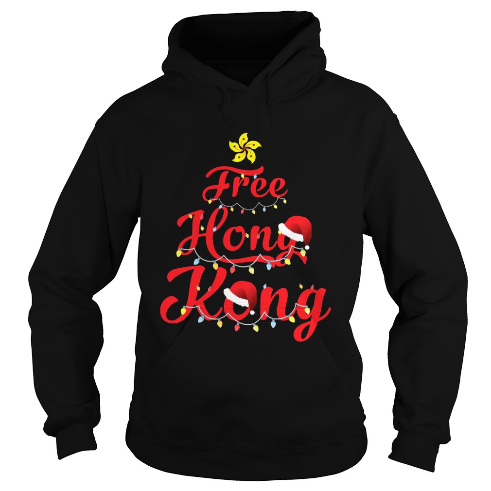 Free Hong Kong Christmas Tree shirt