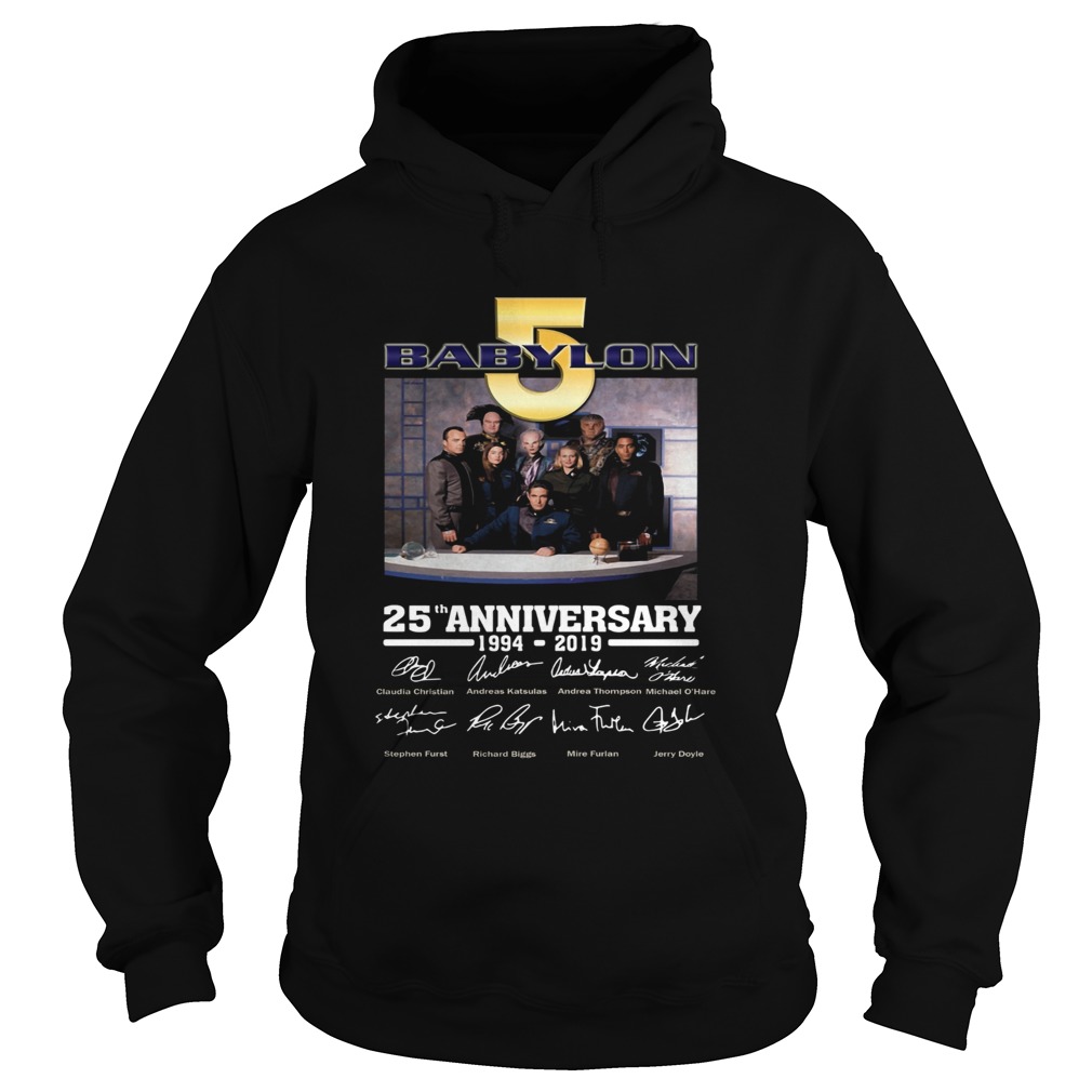 Babylon 5 25th Anniversary 1994-2019 Signatures Shirt