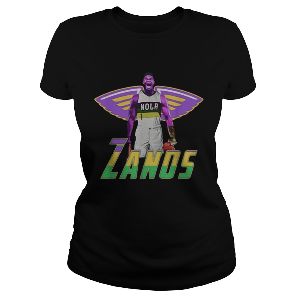 Nice Zanos Nola New Orleans Pelicans shirt