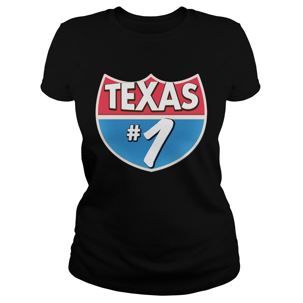 Texas Number 1 shirt