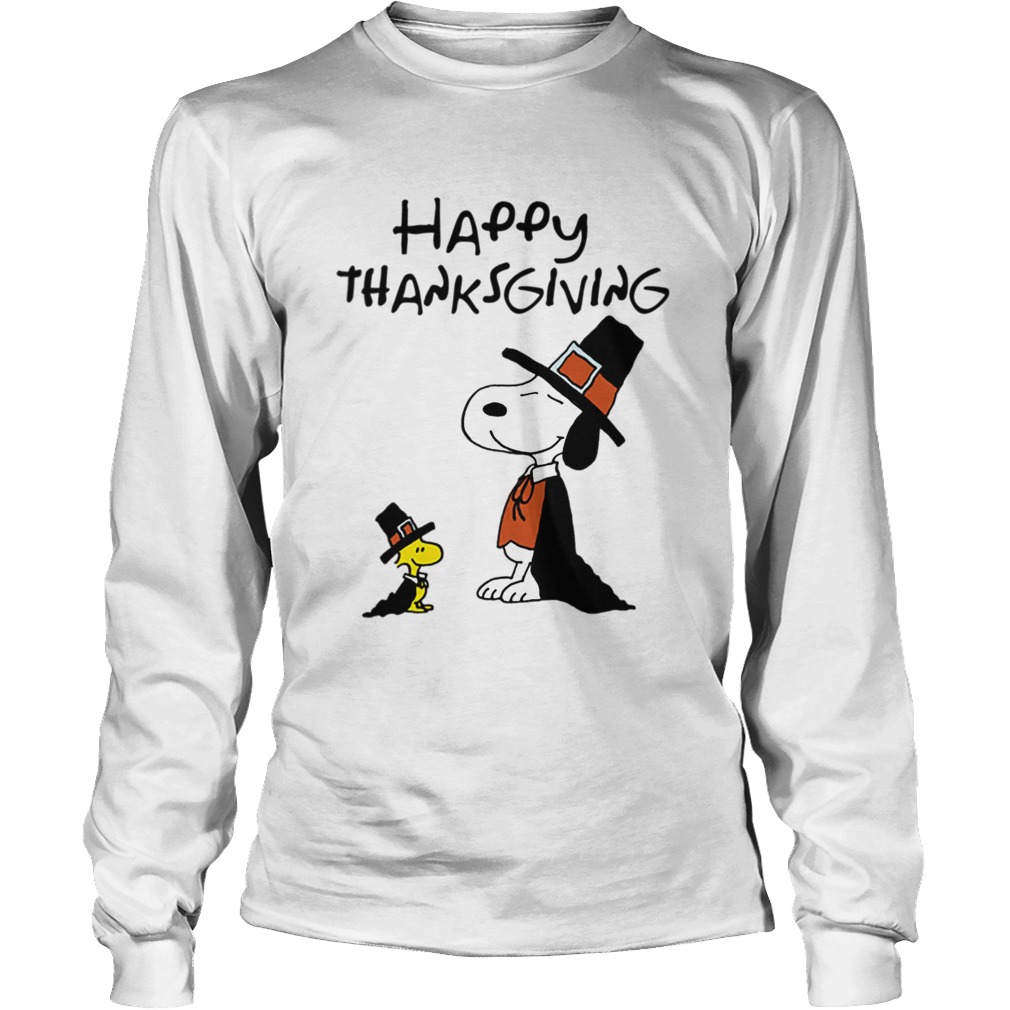 Charlie Brown Snoopy Happy Thanksgiving Graphic T-Shirt