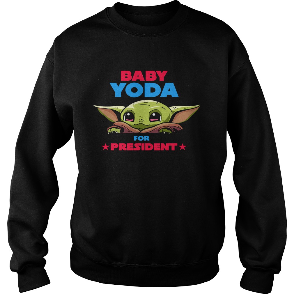 Baby Yoda for president shirt 