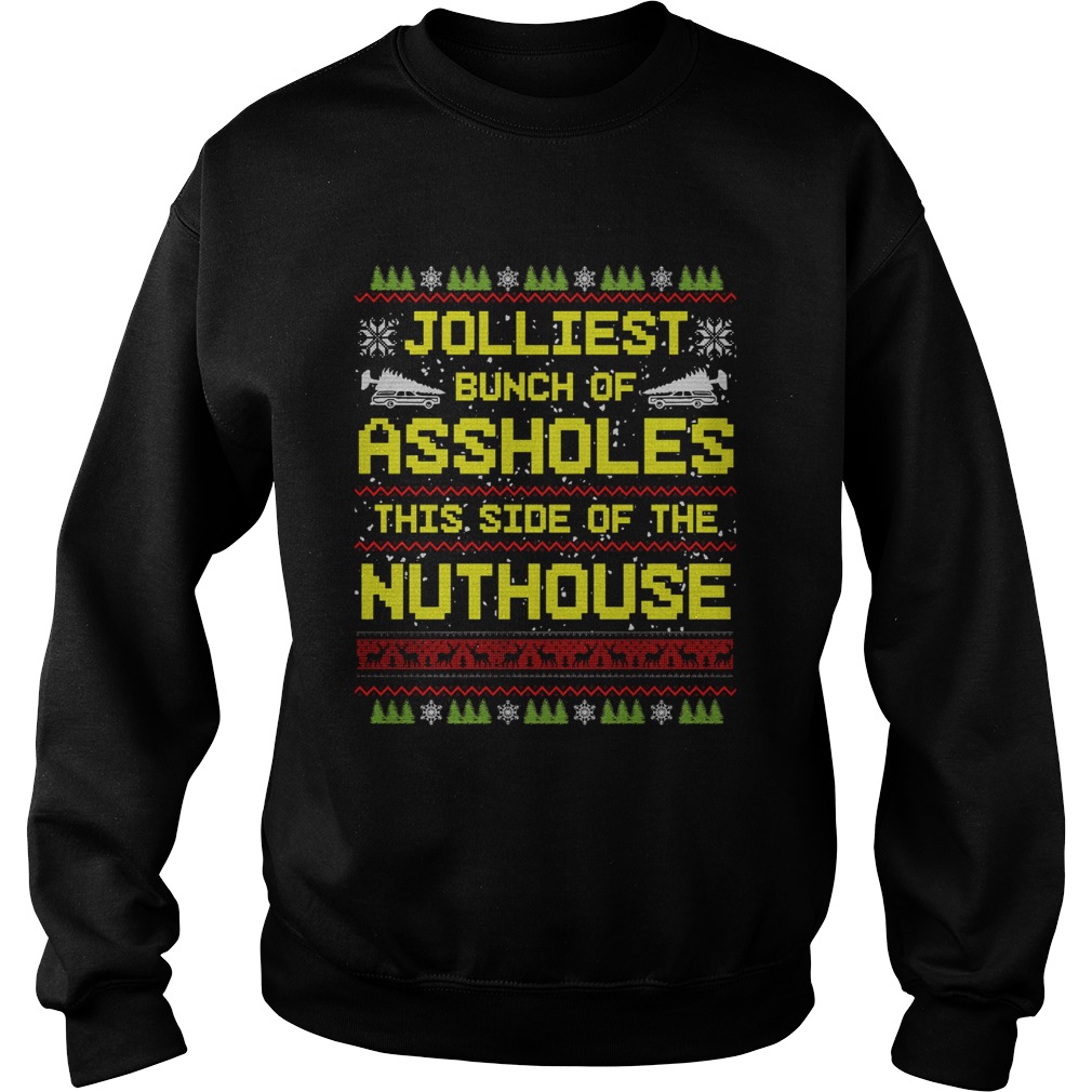 Jolliest Bunch Of Bus Drivers This Side Of The Nuthouse Merry Christmas shirt