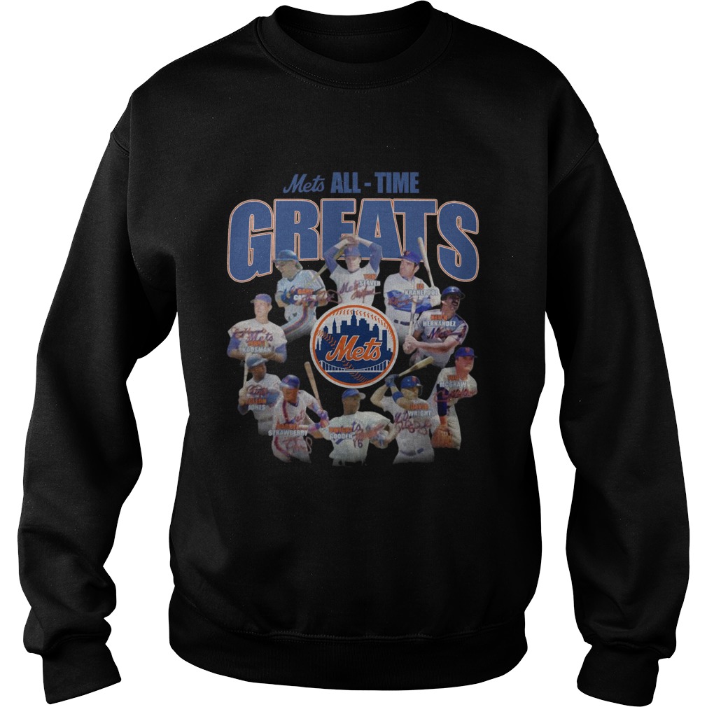 New York Mets All-time Greats Players Signatures shirt