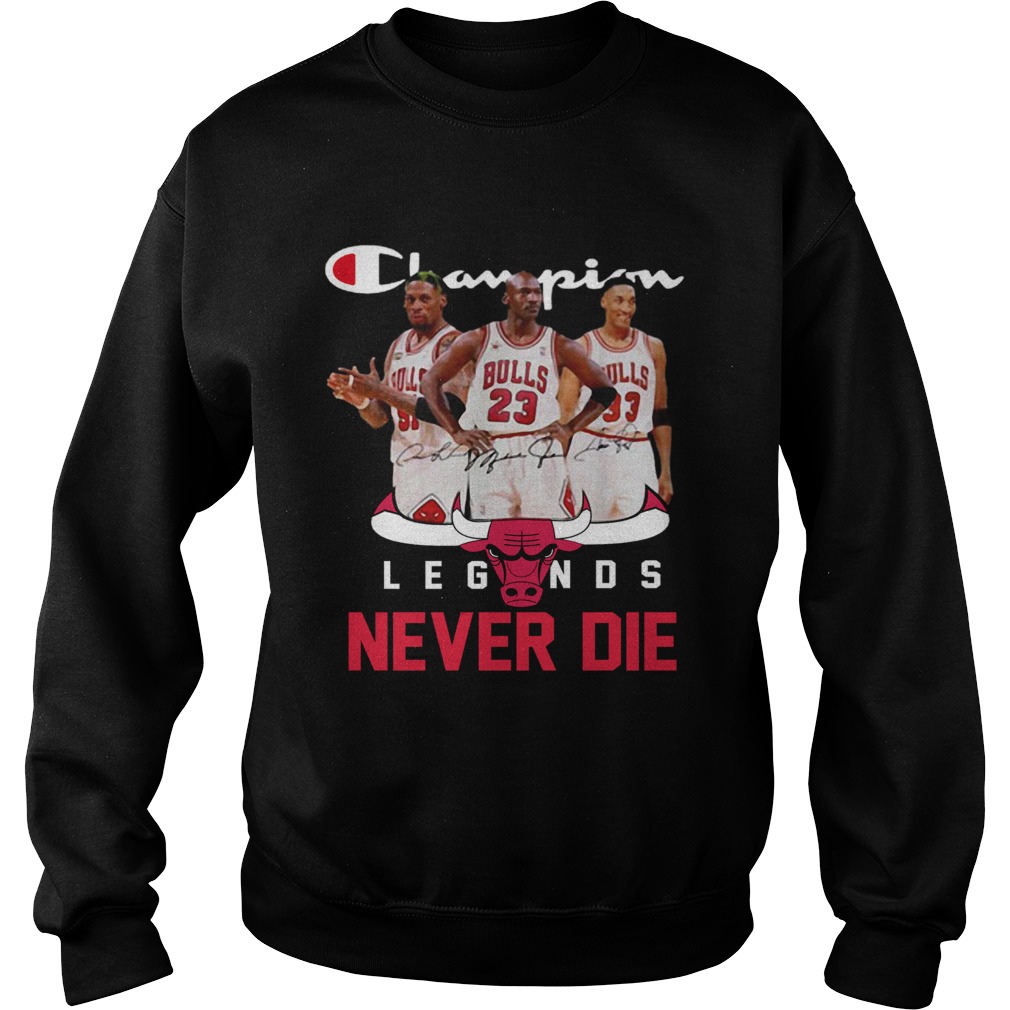 Chicago Bulls Champion Legends Never Die Dennis Rodman shirt