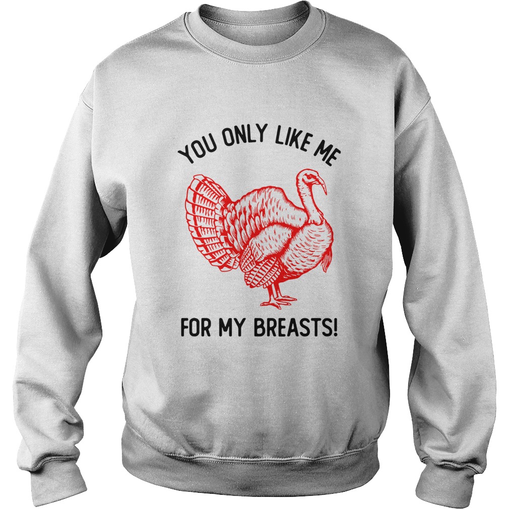 You Only Like Me For My Breasts Thanksgiving Shirt