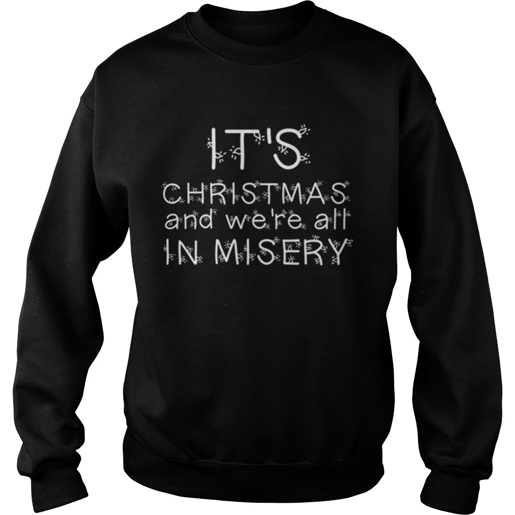 Christmas Vacation T Shirt We’re all in misery Clark Griswold Quote Red T-Shirt