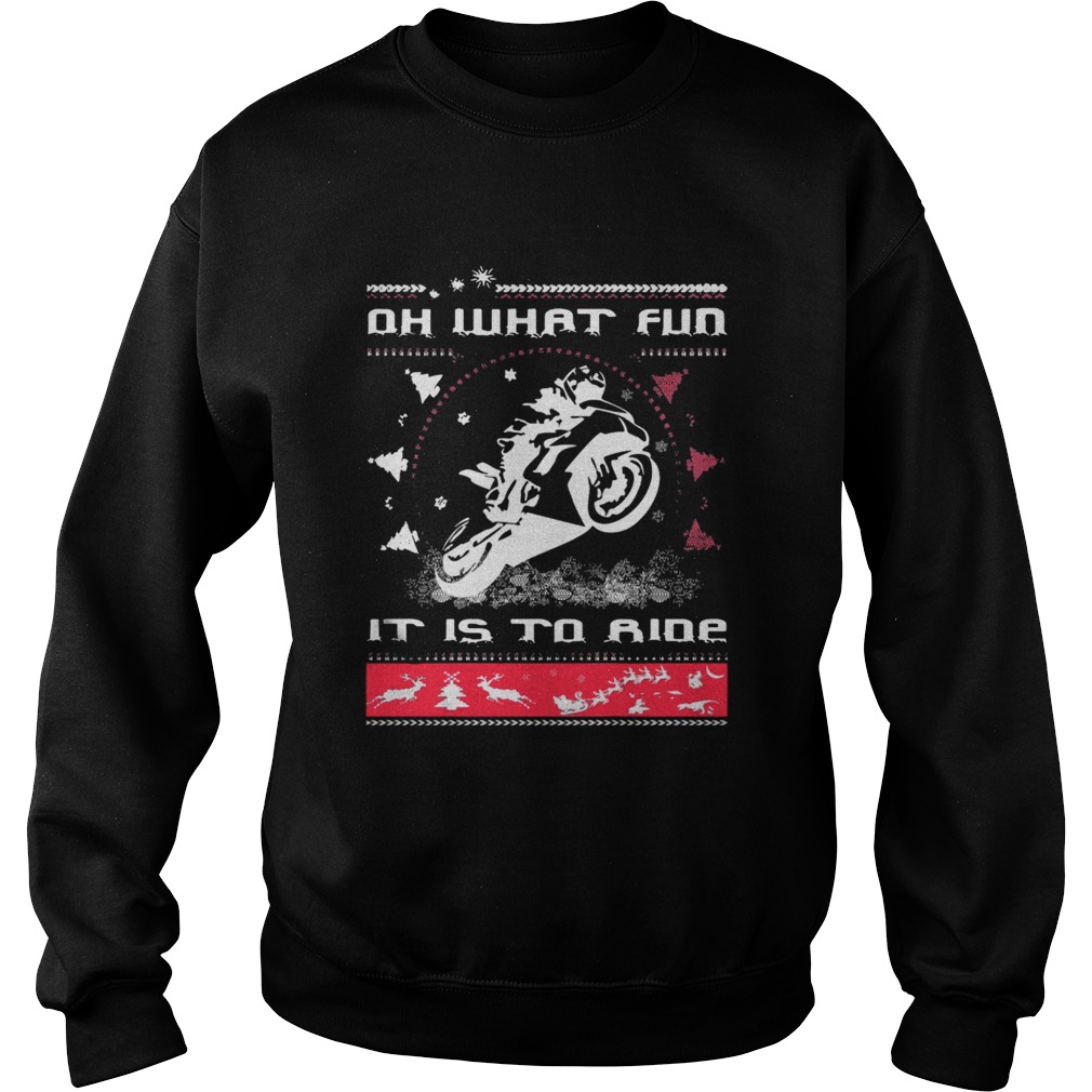 Oh what fun it is to SuperBikers Xmas ride Christmas shirt