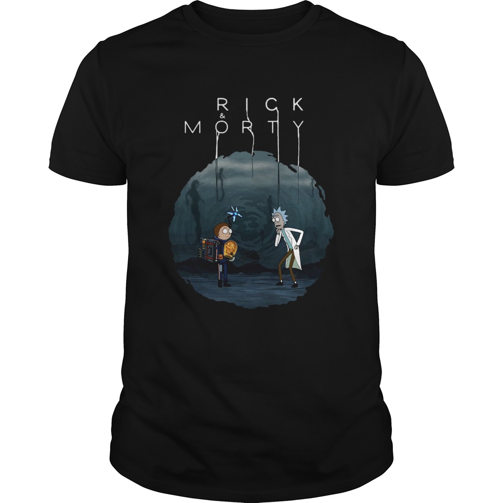 Rick and Morty Death Stranding shirt