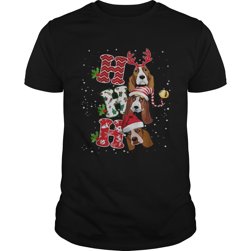 Ho Ho Ho St. Bernard Christmas shirt