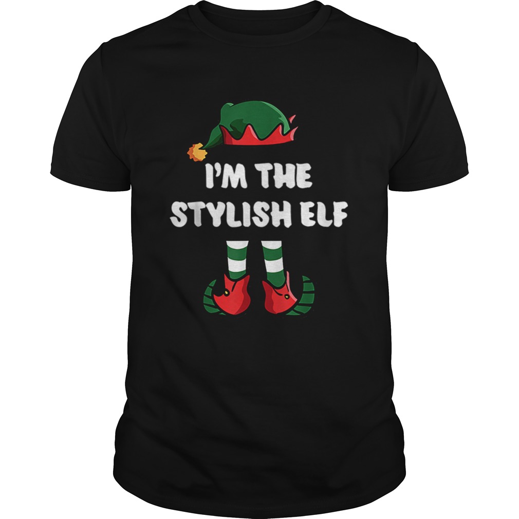 Pretty I’m The Stylish Elf Matching Family Group Funny Christmas shirt