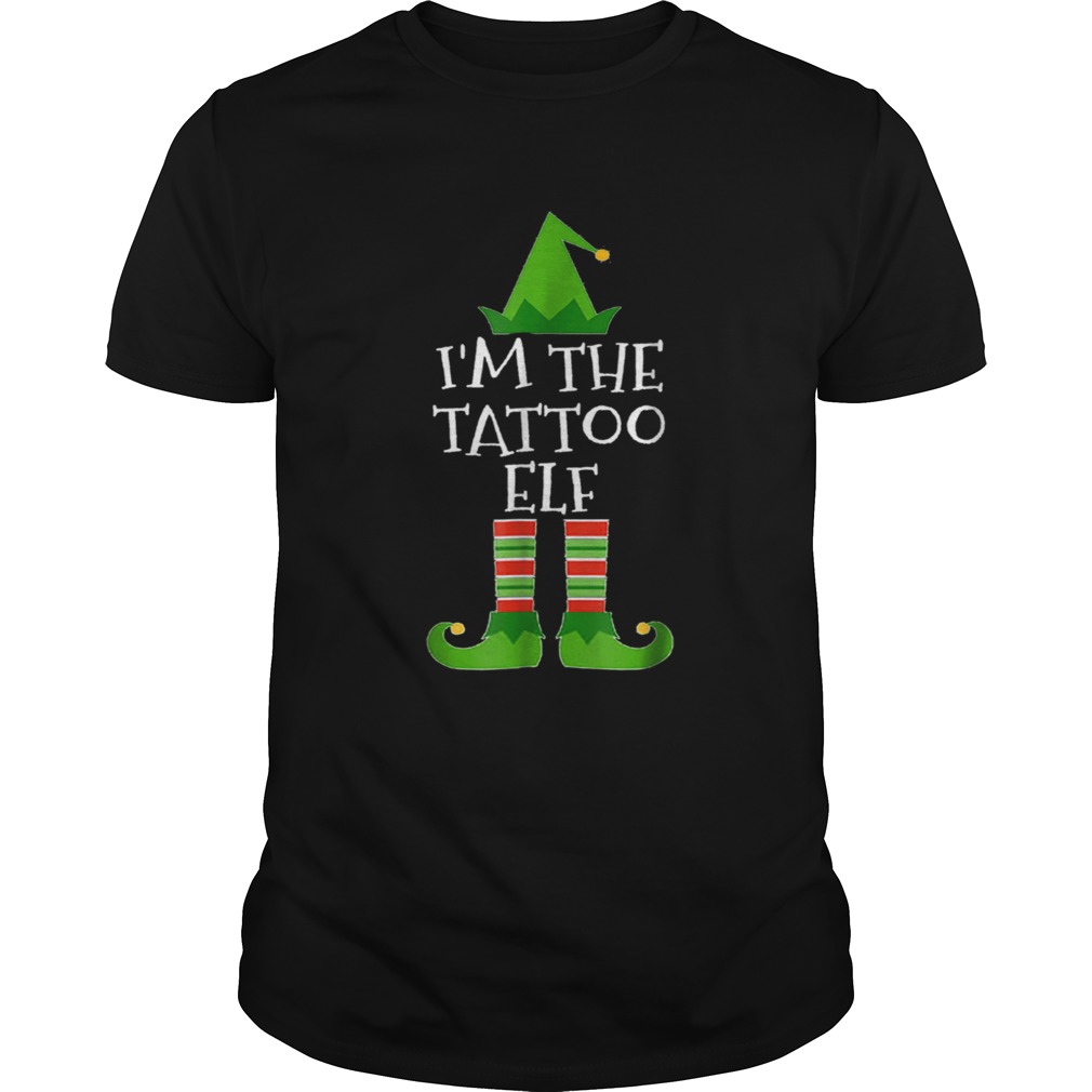 Beautiful I’m The Tattoo Elf Matching Family Group Christmas shirt